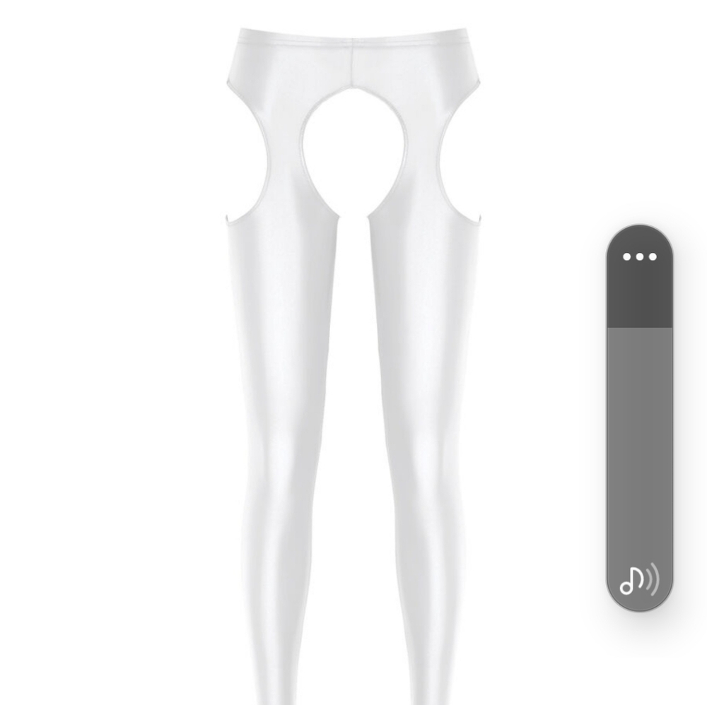 TAGS ON! Women's Glossy 70D Cutout Pantyhose Oil Satin Tights Stockings-Size:M